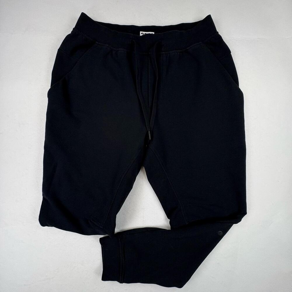 Lululemon City Sweat Jogger Pants Mens Medium Black French Terry Tapered